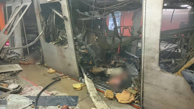 Hetekig zárva marad a robbantásban megrongálódott metróállomás