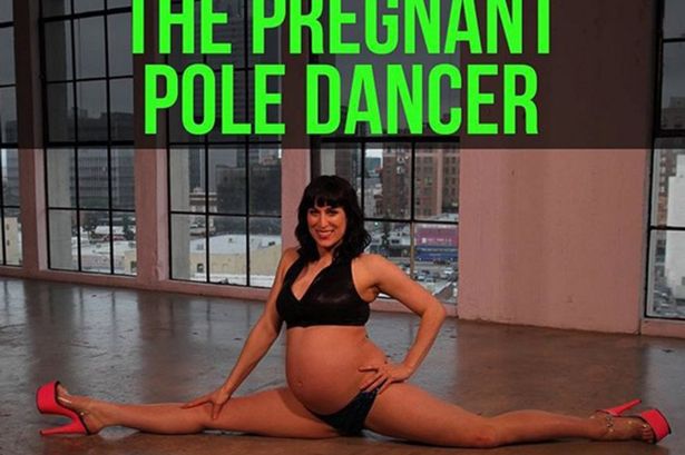 Pregnant-pole-dancer