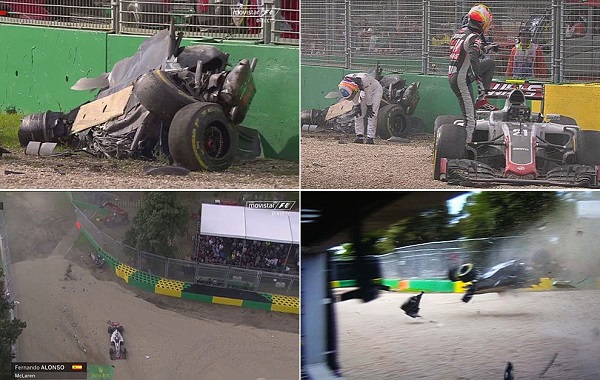 Alonso már a balesetével viccelődik (Kép)