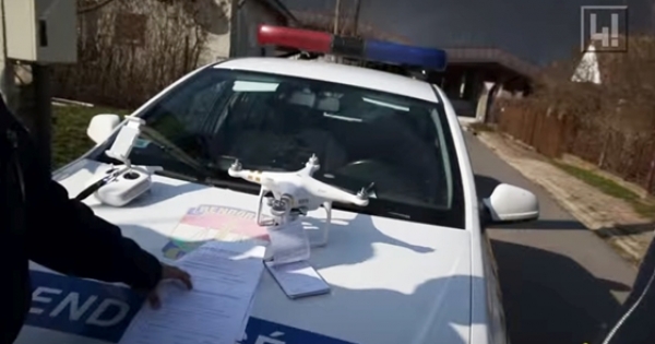 Lefoglalta a rendőrség a Felcsúton forgató 444 drónját - videó