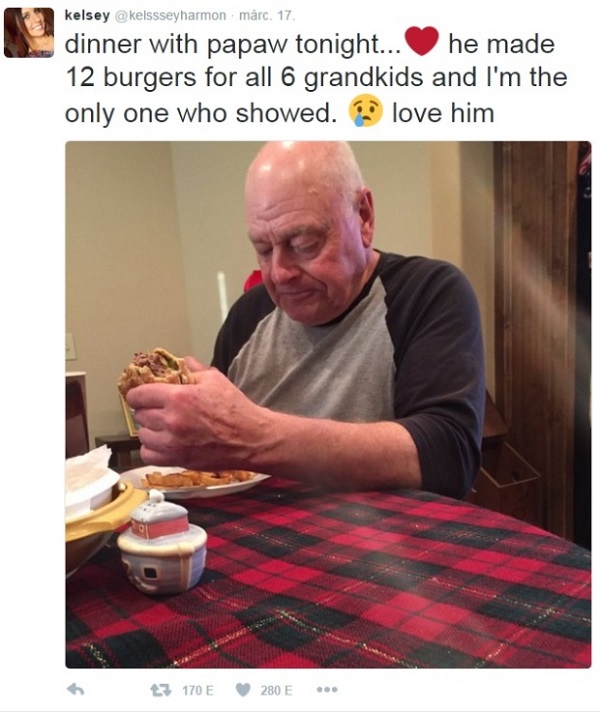 Szomorú nagypapa képe robbantotta fel az internetet