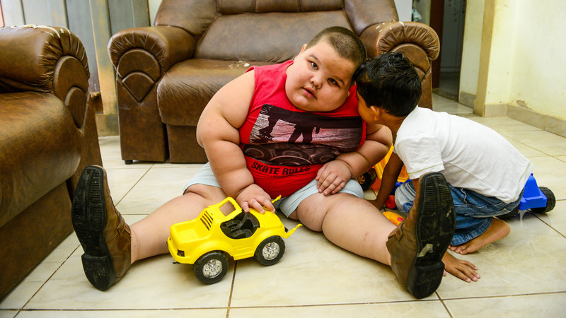 5 évesen már 70 kiló a súlya egy brazil kisfiúnak