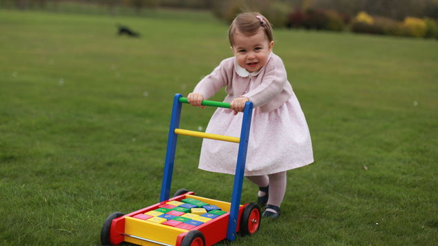 Princess Charlotte taken by the Duchess at Anmer Hall in Norfolk (HRH The Duchess of Cambridge/PA)