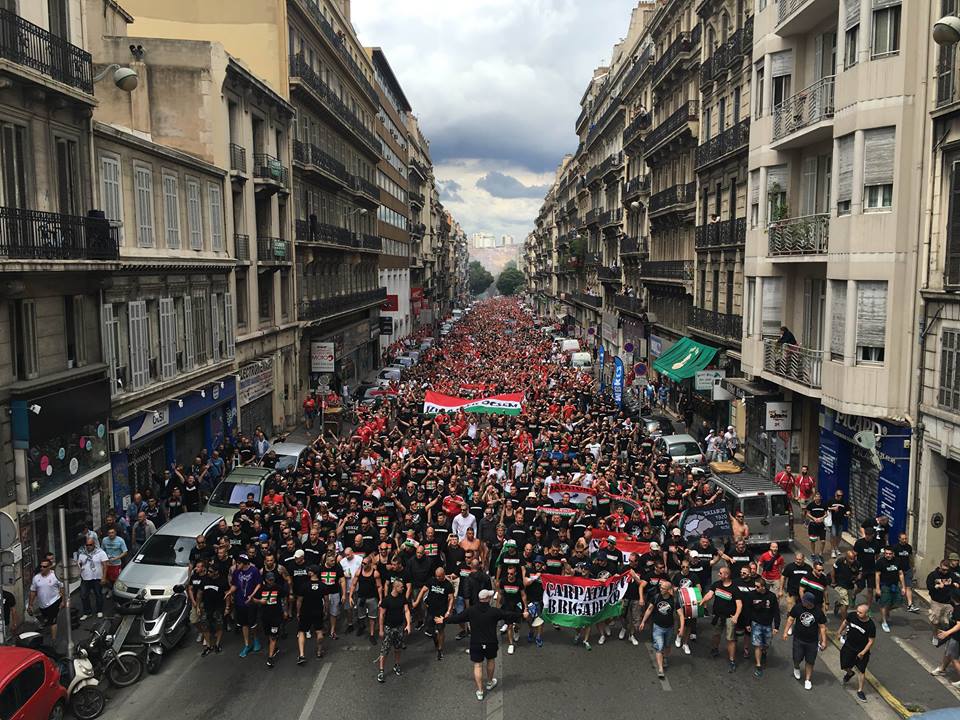 Így ünnepeltek a magyar szurkolók Marseille-ben – videó