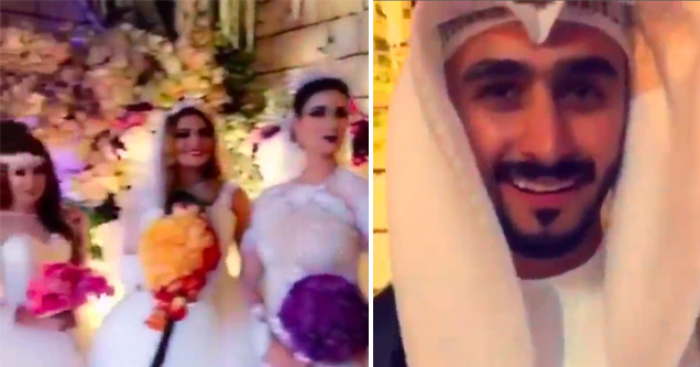 Egyszerre 4 nőt vett el a kuvaiti férfi, hogy bizonyítson az exének - videó