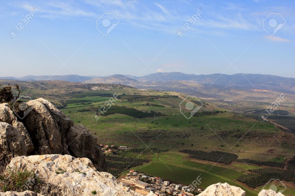 8775753-View-of-Galilee-from-Arbel-mountain-Israel-Stock-Photo