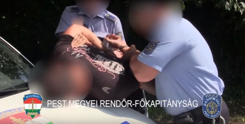 Így fogta el a rendőrség Szénási Lajost az autó tolvaj-gyilkost – videó