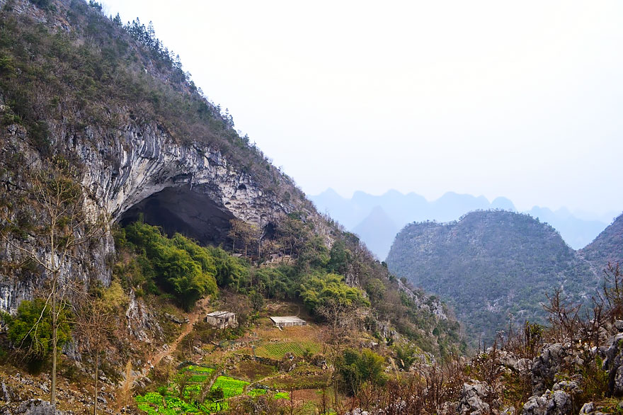 A kínai falu-barlang