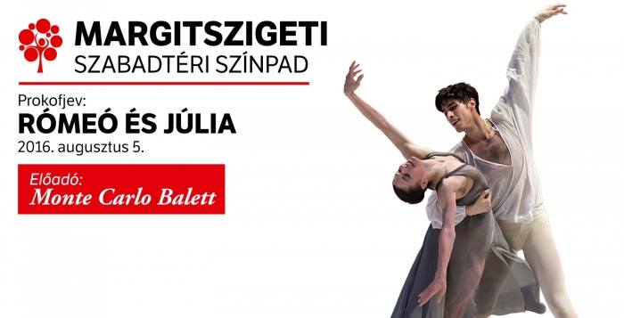 A Rómeó és Júlia látható a Monte-Carlo Balett előadásában a Margitszigeten