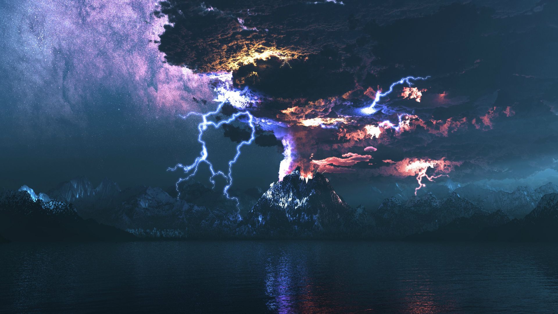 Félelmetes képek a vulkáni viharról - ismerd meg a lenyűgöző jelenséget