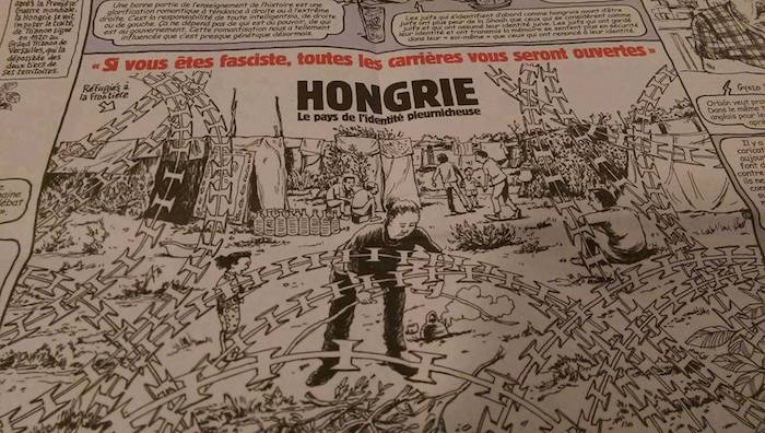 Mocskos képregény a magyarokról a Charlie Hebdo szennylaptól!