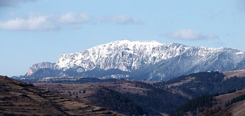 Romániában havazik a hegyekben