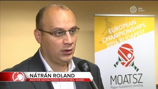Nátrán Roland: a magyar asztalitenisz szervesen fejlődik