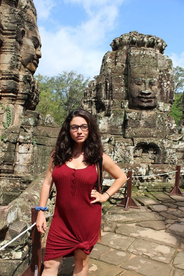 Hannah Gavios, 23. See SWNS story SWATTACK. A Thai sex attacker who brutally assaulted an American backpacker after she fell 150ft down a cliff fleeing him has been jailed for five years. Hannah Gavios, 23, broke her back and lay helpless trapped on rocks while Apai Ruangwong, 28, subjected her to a ten hour ordeal. She was rescued the next morning on September 2 but had lost all feeling in her legs - and is still in hospital in New York having physiotherapy. Twisted Ruangwong was sentenced to ten years earlier this month but that was halved after he pleaded guilty to the obscene behavior and causing serious injury.